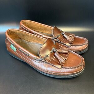 G.H. Bass Shoes Mens Size‎ 7 Loafers Tassel Moccasin FLINT 1389 Classic Leather